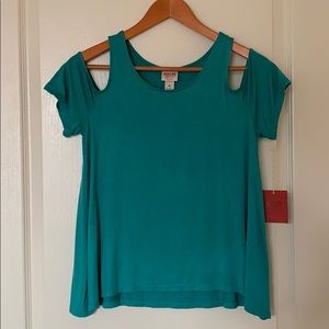 Cold shoulder shirt from Target.